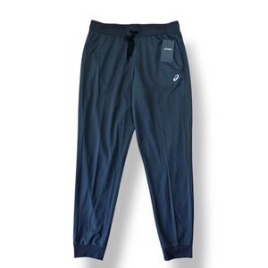 Asics Pull On Joggers Pants Men's XL Grey Athletic Sports Gym NWT